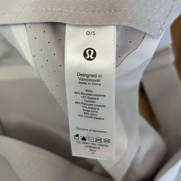 Lululemon Fast and Free Ponytail Running Hat, Vapor/Ice Grey - Picture 7 of 7